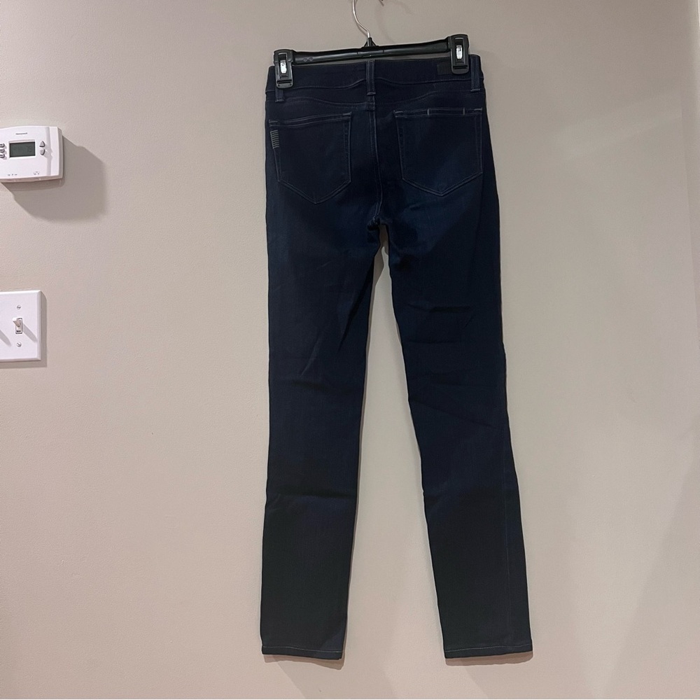 PAIGE Skyline Skinny Navy Jeans Size 25 - Picture 2 of 8